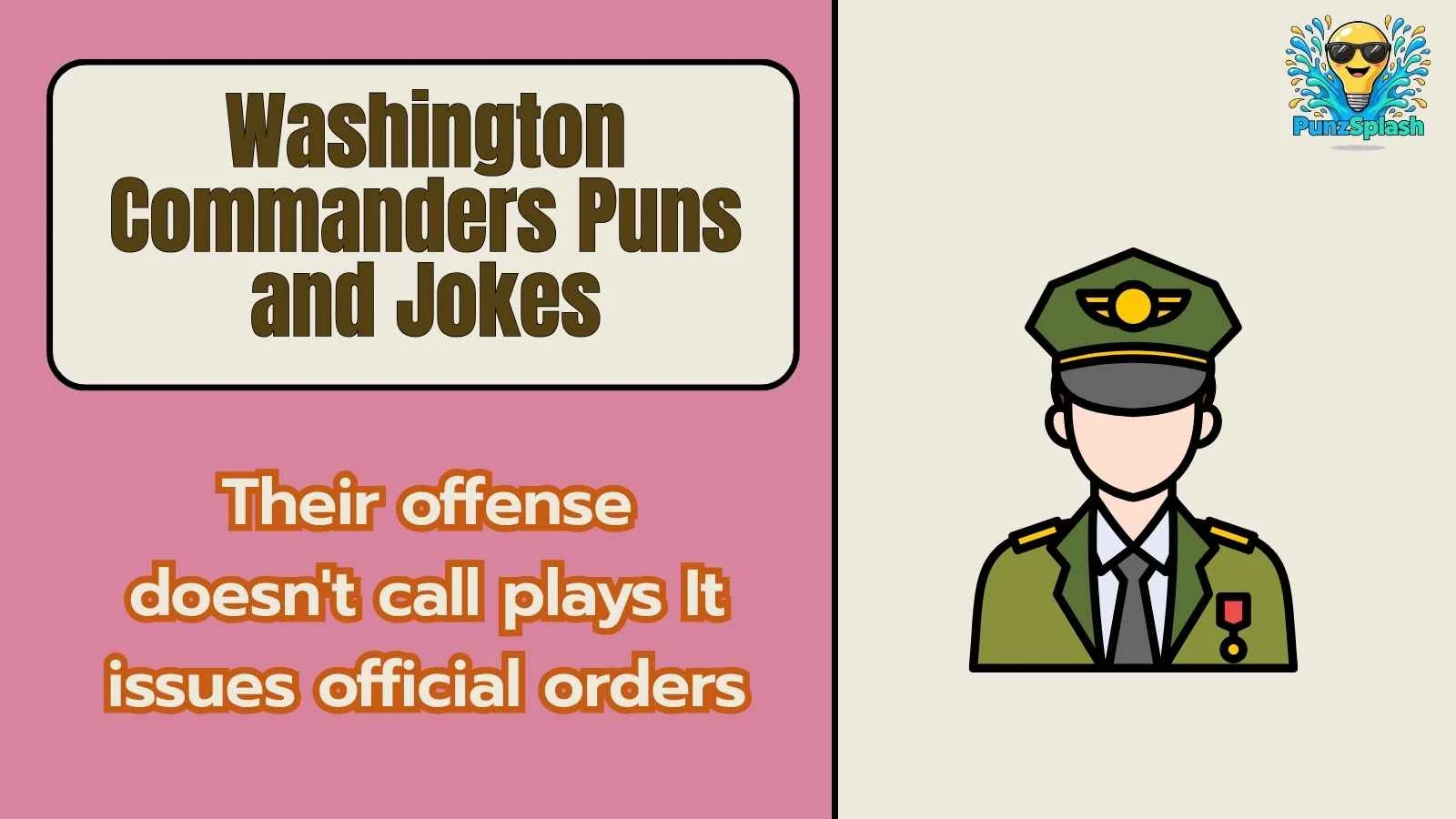 Washington Commanders Puns and Jokes