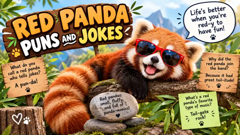 Red panda puns and jokes