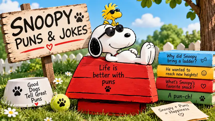 Snoopy Puns and Jokes