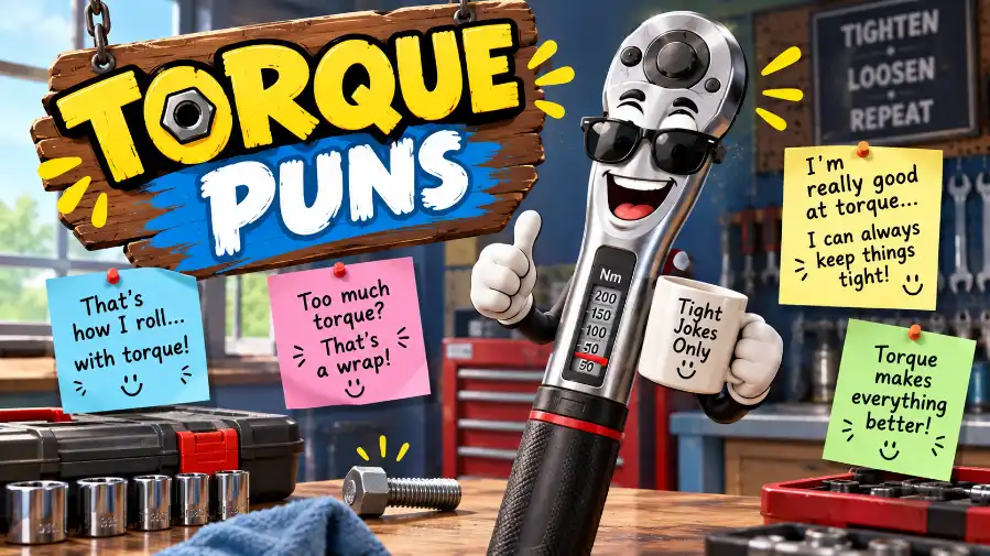 Torque puns and jokes