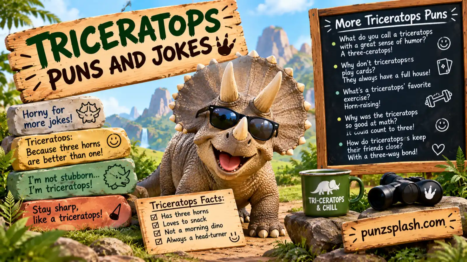Triceratops Puns and Jokes